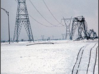 1988 Ice Storm Battered power Network in Quebec